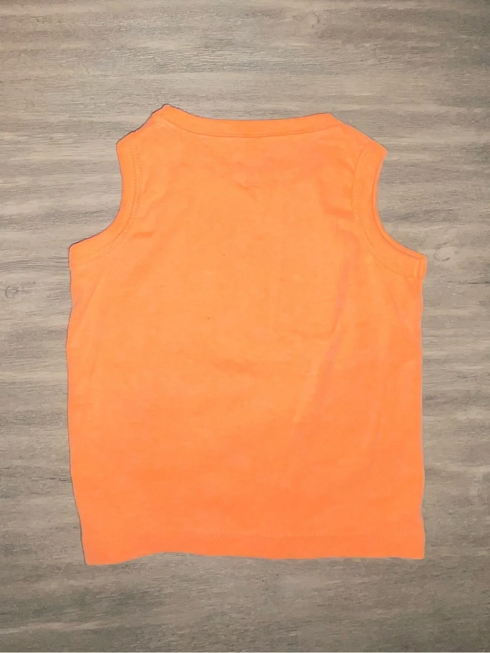 Carter's Orange Tank Top with Submarine Applique